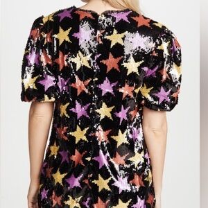 Endless Rose Multicolor Star Sequin Blouse